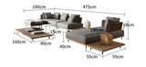 Nordic Retreat Sofa Set
