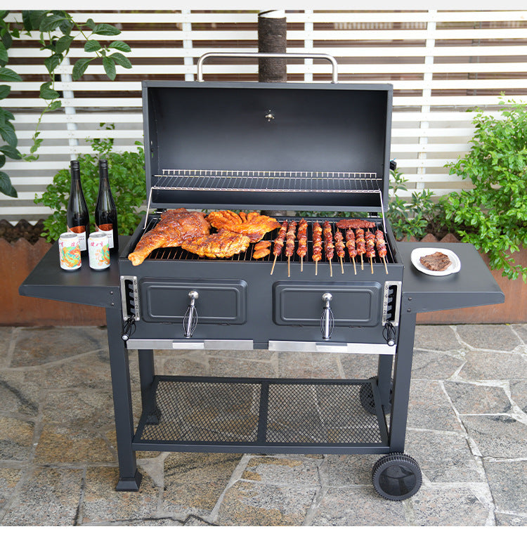 Mega Adjustable Height BBQ Barbecue Grill HK Outdoor Furniture