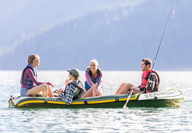 Intex Seahawk 4 Boat Set – HK Outdoor Furniture