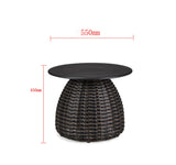 Zen Rattan Side Table