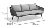 Sunset Haven Outdoor Sofa Set