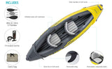 Intex Explorer K2 Kayak, 2-Person Inflatable Kayak Set
