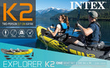 Intex Explorer K2 Kayak, 2-Person Inflatable Kayak Set