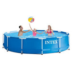 Intex Metal Frame Round Pool (Grey)