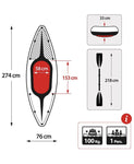Intex Inflatable Challenger K1 Boat Set