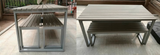 Plastic Wood Bench Set