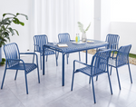 Alum Outdoor Dining Table Set