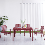 Alum Outdoor Dining Table Set