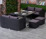 Brooklyn Dining Table Set (4+4 seaters)