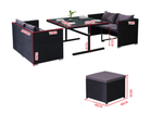 Brooklyn Dining Table Set (4+4 seaters)