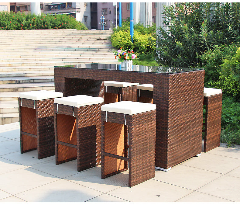 cheap outdoor bar table
