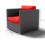 Executive L Shape Sofa Set (6+1)
