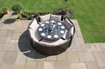 Round Sofa Dining Set (with parasol)