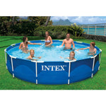 Intex Metal Frame Round Pool (Grey)